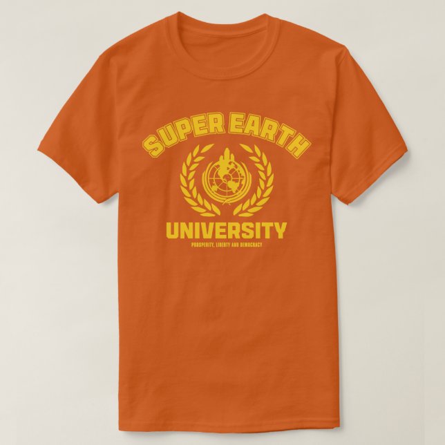 Helldivers 2 Super Earth University T-Shirt (Design vorne)