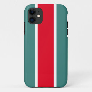 Helle 70er Roter Weißer Ozean Aquamarine Rennstrec Case-Mate iPhone Hülle