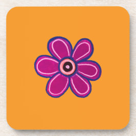 Helle Abstrakte Blume Art Getränkeuntersetzer