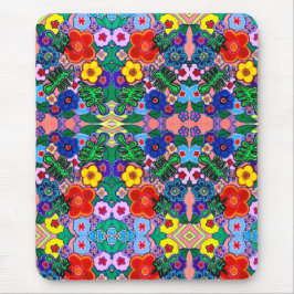 Helle Abstrakte Blume Art Mousepad