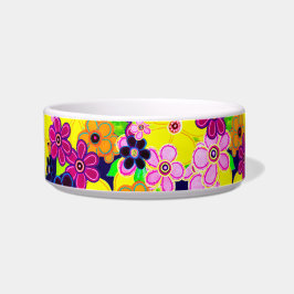 Helle Abstrakte Blume Art Napf