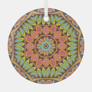 Helle abstrakte Blumenschmuckdesign. Ornament Aus Glas