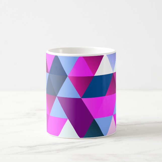 Helle abstrakte geometrische Muster Kaffeetasse (Mittel)