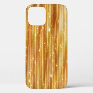 Helle abstrakte goldene Kulisse mit Glitzer Case-Mate iPhone Hülle