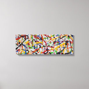 Helle Abstrakte Kunst, Farbenfreude 201288 Leinwanddruck