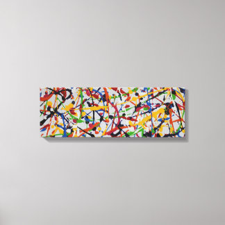 Helle Abstrakte Kunst, Farbenfreude 201288 Leinwanddruck