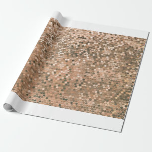 Helle abstrakte Mosaik-Vintage-Hintergrund mit Gla Geschenkpapier