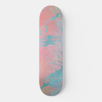 Helle Apricot Blue Foil Skateboard