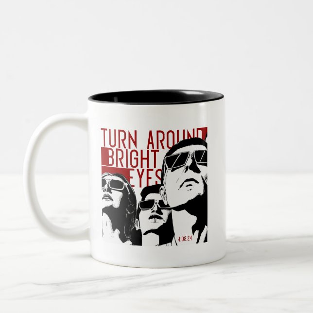 Helle Augen Eclipse Zweifarbige Tasse (Links)
