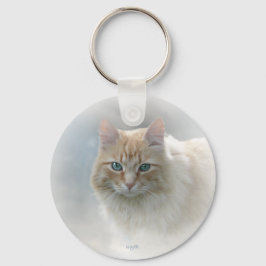 Helle Augen Katze AH2010 Schlüsselanhänger