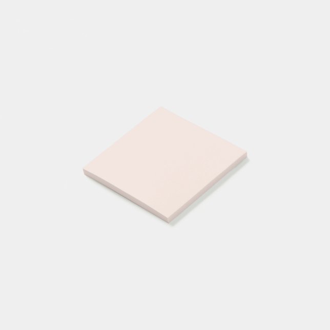 Helle Ballet Slippers Rosa Farbe Post-it Klebezettel (angewinkelt)