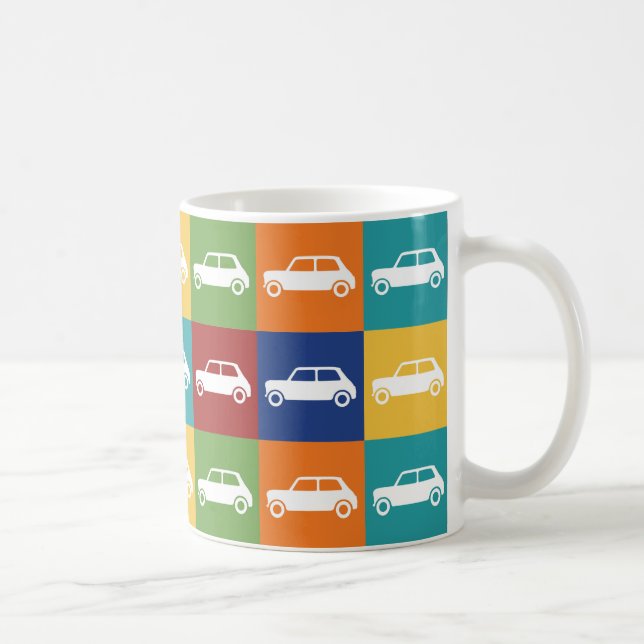 Helle Basics Mini Cooper Kaffeetasse (Rechts)