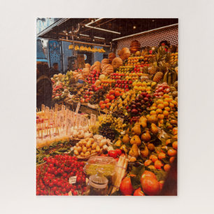 Helle Bauern Markt Barcelona Puzzle