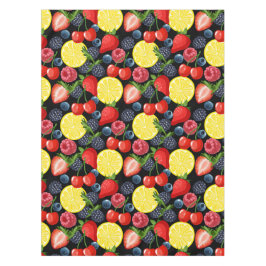 Helle Berries & Lemon Tableclout Tischdecke