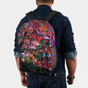 Helle Blätter Bedruckter Rucksack