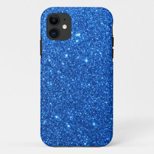 Helle Blaue Glitzerfunken Case-Mate iPhone Hülle