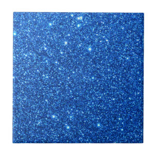 Helle Blaue Glitzerfunken Fliese