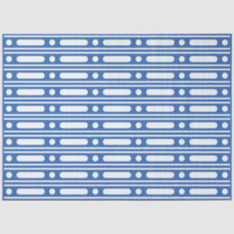 Helle blaue Knochenintarsien-Rand-Dots-Decoupage-P Seidenpapier