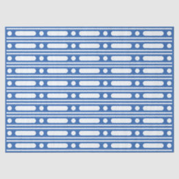 Helle blaue Knochenintarsien-Rand-Dots-Decoupage-P Seidenpapier