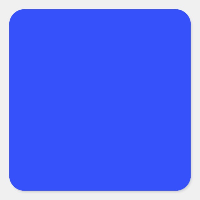 Helle Blue Square Aufkleber (Vorderseite)