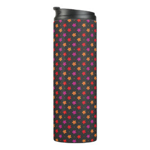 Helle blühende Pop Thermosbecher