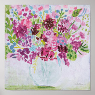 Helle Blume Bouquet Poster