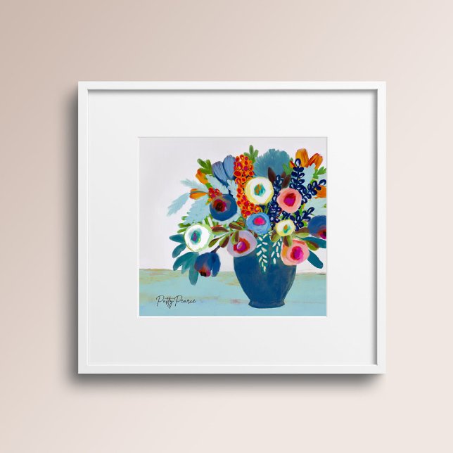 Helle Blume in einer Vase Poster (Von Creator hochgeladen)