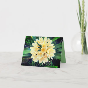Helle Blumen Karte