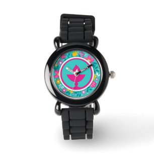 Helle Blumenzucht Armbanduhr
