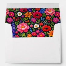 Helle bunte Blumen auf schwarzem Hintergrund