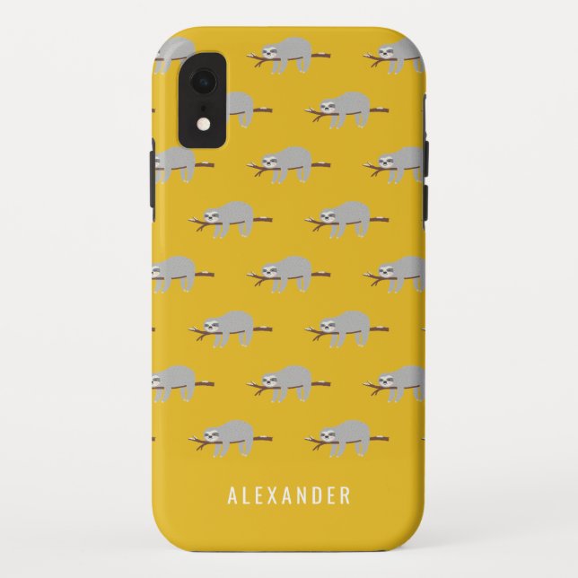 Helle, bunte Cartoon-Schlampe Case-Mate iPhone Hülle (Rückseite)