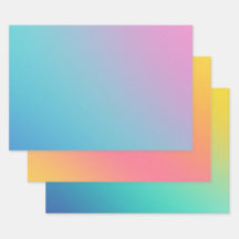 Helle Chic farbenfrohe Ombre Gradient