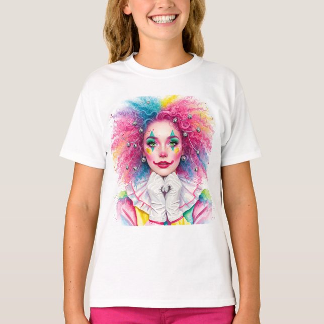 Helle Clowness T-Shirt (Vorderseite)