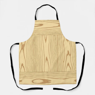 Helle Eichenholzmaserung Minimalistisch Schürze