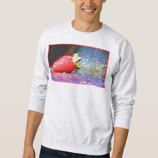 "Helle Erdbeere" Niedliches Foto. Jetzt kaufen Sweatshirt