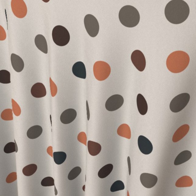 Helle Erdtöne Wald Polka Punkte Design Stoff (Von Creator hochgeladen)