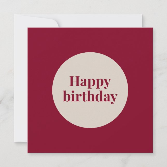 Helle Escape Birthday Card - Karte Nr. 9 von 18 (Vorderseite)