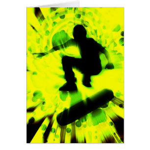 helle Explosion des Skateboards