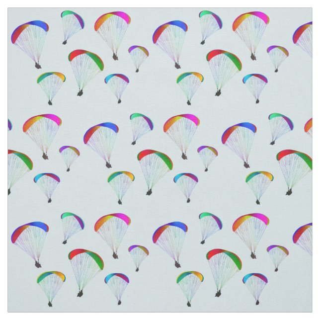Helle Fallschirmkanopen: Paraglider / Parasailer Stoff (Muster)