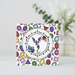 Helle Fantasy Gemstone Elegant Amethyst Dragon