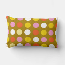 Helle Farb-Punkte. Gelb, rosa und orange.