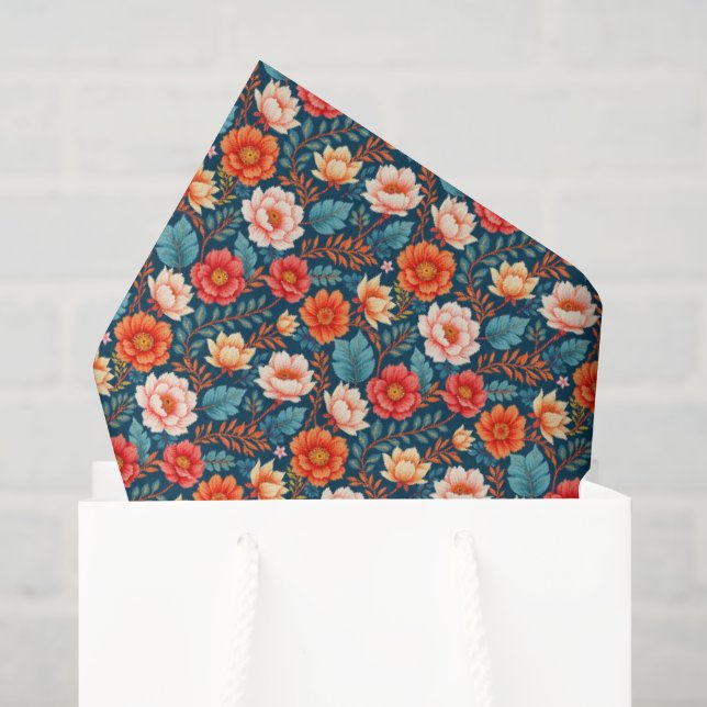 Helle Farben Chinoiserie Seidenpapier (Geschenktüte)