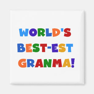 Helle Farben des Gut-est Granma der Welt Magnet