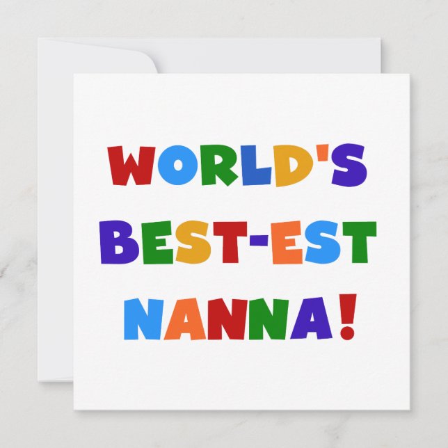 Helle Farben Die besten Nanna Tshirts (Vorderseite)