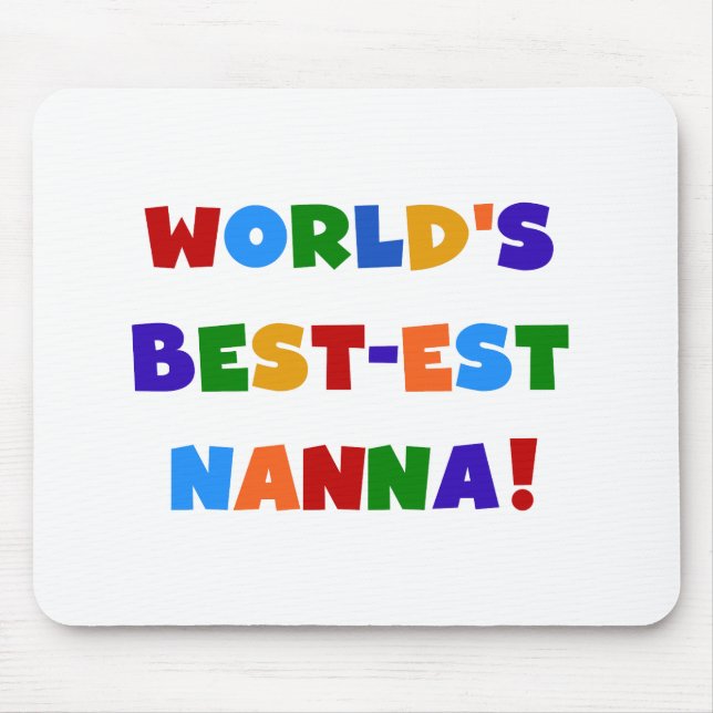 Helle Farben Die besten Nanna Tshirts Mousepad (Vorne)