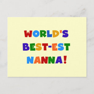 Helle Farben Die besten Nanna Tshirts Postkarte