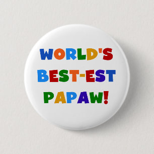 Helle Farben Die besten Papaw Tshirts und Geschenk Button