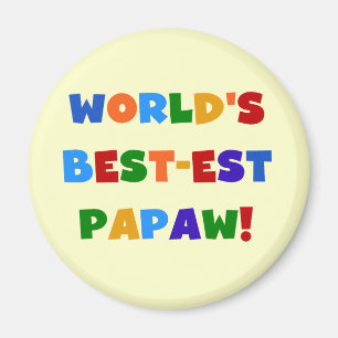 Helle Farben Die besten Papaw Tshirts und Geschenk Magnet