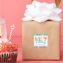 Helle Farben Kariert Happy Geburtstagsgeschenke Au