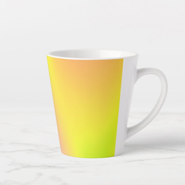 Helle Farben Kleine Latte Tasse (Rechts)